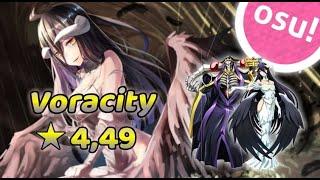 [osu!] Voracity- MYTH & ROID 4.49| Overlord 3 OP