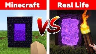 MINECRAFT IN REAL LIFE! Minecraft vs Real Life animation