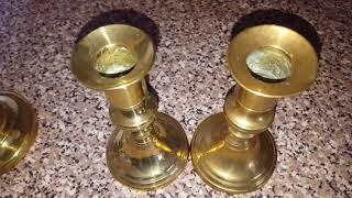 Antique Candle sticks small, medium and large review!