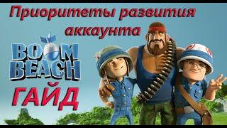 Boom Beach. Приоритеты развития аккаунта. Правильное развитие. Гайд.