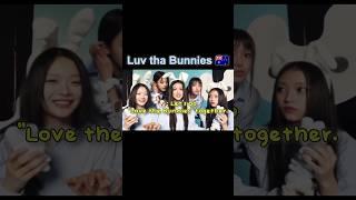 NewJeans saying ‘Love the Bunnies’ in an Australian accent  #뉴진스 #PHONING #NEWJEANS #NJZ #BUNNIES
