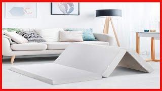 Best Price Mattress 4 Inch Trifold Memory Foam Mattress Topper with Cover, CertiPUR-US Certified