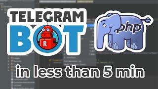 Create a simple telegram chat bot using PHP