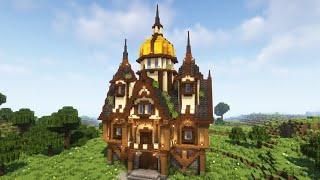 Epic Medieval Mansion with a Golden Dome | Minecraft Tutorial