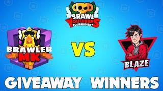 Brawl YouTubers Tournament Finals - Phoneix Blaze vs Brawler MK - Giveaway Winners Announcement