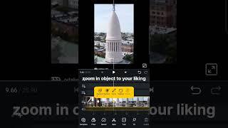 VN video editor - zoom in effect #tutorial