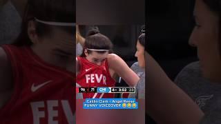 Caitlin Clark + Angel Reese FUNNY VOICEOVER  #shorts