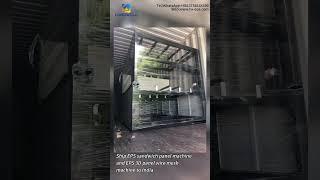 Ship EPS sandwich panel machine and EPS 3D panel wire mesh machine to India