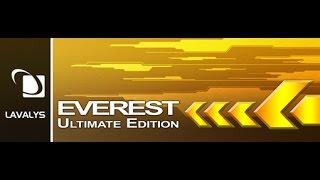 Проверка температуры графического процессора программой Everest Ultimate на Windows 7.