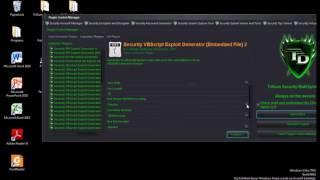 Trillium Security MultiSploit Tool v6 - Silent VBS Embedded File Exploit