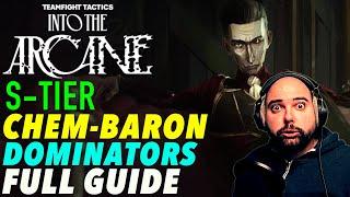 Chem-Baron Dominators (Full Hyper Roll Guide) TOP COMP - Silco Carry - TFT Set 13 (Into The Arcane)