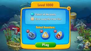 Fishdom - Deep Dive LEVEL 1000 Gameplay (iOS Android)