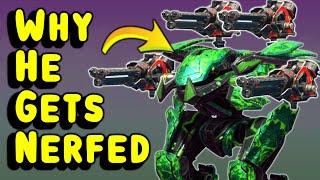 This Is Why FAFNIR Gets Nerfed! War Robots Mk3 Gameplay WR