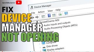 Top 7 Ways to Fix Device Manager Not Opening on Windows 10 and Windows 11 (2024)