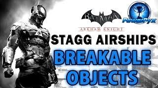 Batman Arkham Knight - Stagg Enterprises Airships - All Breakable Objects Locations