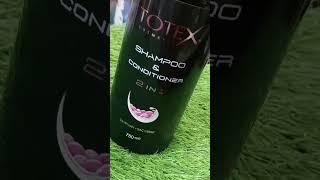 Totex cosmetics shampoo+conditioner frizzy hair control.#art #haircare #hairfall #cosmetics