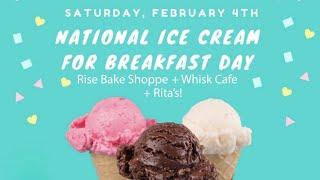 National Ice Cream for Breakfast Day / Elizabethtown Mount Joy PA