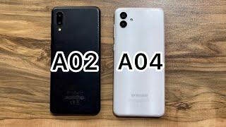 Samsung Galaxy A02 vs Samsung Galaxy A04