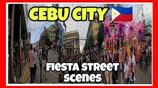 CEBU CITY  FIESTA STREET SCENES CEBU PHILIPPINES