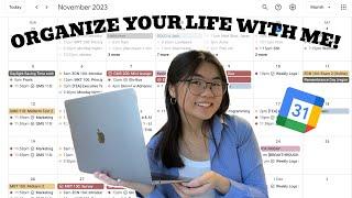 how i organize my entire life with google calendar ️ productivity as a uni student