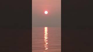 Chudi.. #Phalguni Pathak# Morning View Of Sunrise at Sea# New Video # Shorts