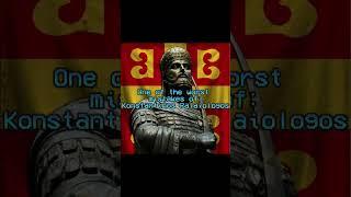 One of the worst mistakes of Konstantinos Palaiologos