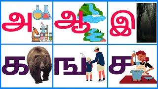 உயிர் எழுத்துக்கள் ||அ ஆ இ ஈ உ || உயிர்மெய் எழுத்துக்கள் || க ங ச ஞ ட ண த ந ப ம ய ர ல வ ழ ள ற ன