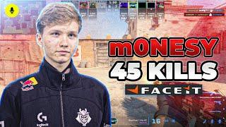 CS2 POV | m0NESY 45 KILLS! Faceit Ranked (DUST2) Voice Comms