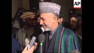 Afghan leader Hamid Karzai leaves for US