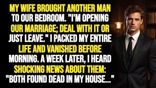 MY WIFE BROUGHT ANOTHER MAN TO OUR BEDROOM. "DEAL WITH IT OR JUST LEAVE." THEN I HEARD A NEWS