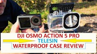 DJI OSMO ACTION 5 PRO - TELESIN WATERPROOF CASE REVIEW