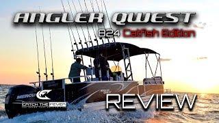 Angler Qwest 824 Catfish Edition Pontoon Boat Review - Catch the Fever