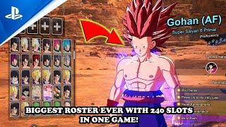 BIGGEST Sparking! Zero Roster EVER (240 Slots Expansion w/ DB, DBZ, DBGT, DBD & DBAF Characters)