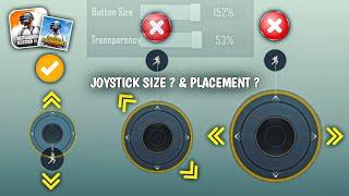 BEST JOYSTICK SIZE ️ & BEST PLACEMENT FOR BGMI / PUBG MOBILE 