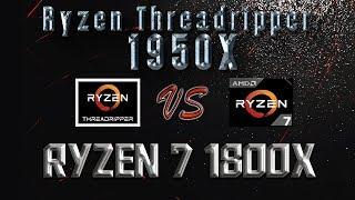 Ryzen Threadripper 1950X vs Ryzen 7 1800X Benchmarks | Gaming Tests | Office & Encoding CPU Review