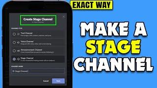 How To Make A Stage Channel On Discord | Stage channel discord not showing