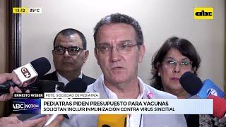 Pediatras piden presupuesto para vacunas contra virus sincitial respiratorio