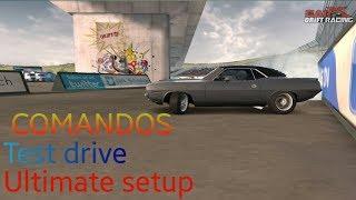 CarX Drift Racing Comandos test drive and ultimate setup tune.