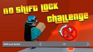 NO SHIFT LOCK CHALLENGE in Tower Of Hell! (Roblox)