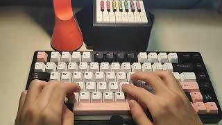 An irresistible keyboard,WAVE75+Y3 switch typing sound sharing#keyboard #desksetup #wave75