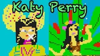 Katy Perry - Roar and Dark Horse / Pixel Painters / Minecraft Games