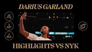 Cavs at Knicks | Darius Garland Highlights | 10.28.2024