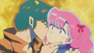 "Rei" just give a kiss on Ran-chan's cheek!!! かわいい!!!  *_*  "Urusei Yatsura 2022" - うる星やつら