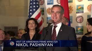 Armenian Prime Minister Nikol Pashinyan Makes First Appearance in Los Angeles Pt 1