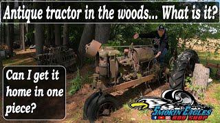 Old Tractor pulled from woods, what is it? #rescue #vintage #antique #tractor