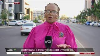 Advocate Duma Boko officially sworn in as Botswana President: Sophie Mokoena shares more