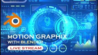  blender live  - Creating motion graphics with blender