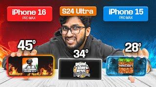 WORST GAMING PERFORMANCE? (iPhone 16 Pro Max VS S24 Ultra vs iPhone 15 Pro Max)