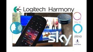 Sky Q With Amazon Alexa Voice Control Skill & Logitech Harmony Ultimate