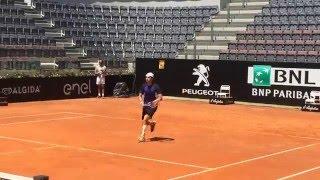 Paolo Lorenzi in allenamento #ibi16